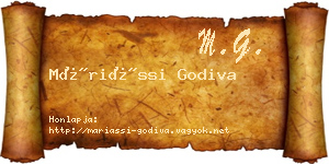 Máriássi Godiva névjegykártya